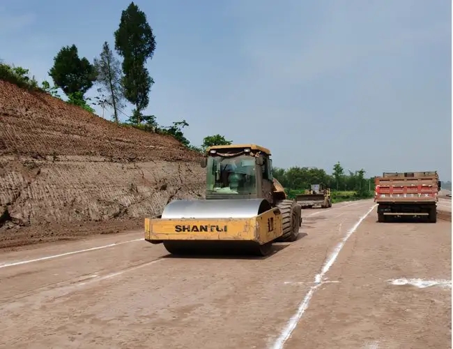 梁溪道路施工